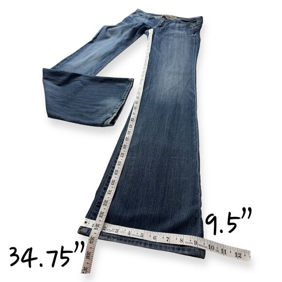 Bootcut Jeans Sweet Ultra Low Rise Big Star 29x35 27XL* Cowgirl Rodeo Embroidery - Picture 7 of 15